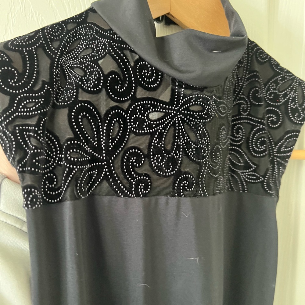 Elegant Black and Gray Women's dan e leotard